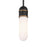 Crystorama Capsule 1 Light Mini Pendant, Black/Gold/White