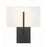 Crystorama Carlyn 2 Light Sconce, Black