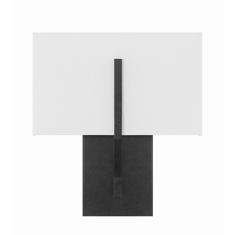 Crystorama Carlyn 2 Light Sconce, Black
