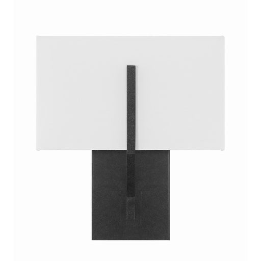 Crystorama Carlyn 2 Light Sconce, Black
