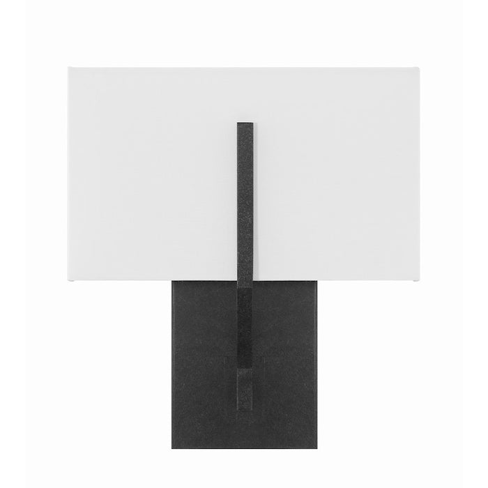 Crystorama Carlyn 2 Light Sconce, Black