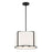 Crystorama Carlyn Pendant, Black/White