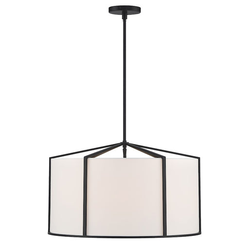 Crystorama Carlyn Pendant, Black/White