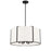 Crystorama Carlyn Pendant, Black/White