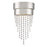 Crystorama Clarksen 2 Light Wall Mount, Polished Nickel