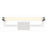 Crystorama Clinton 1 Light Bathroom Vanity, Polished Nickel/Glass