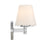 Crystorama Colton 2 Light 16" Sconce, Polished Chrome/White