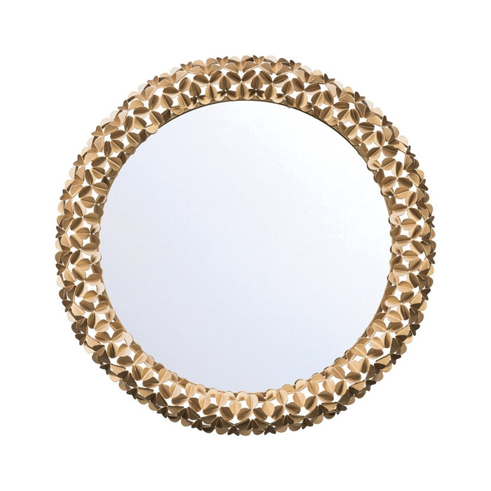 Crystorama Cora 30" Mirror, Soft Gold
