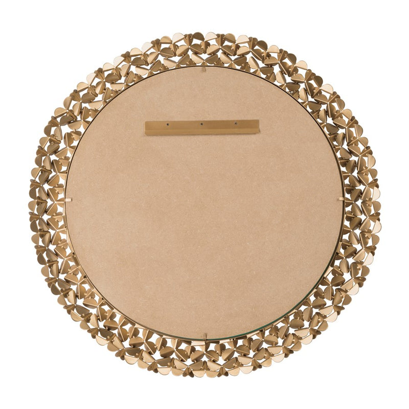 Crystorama Cora 30" Mirror, Soft Gold