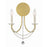 Crystorama Delilah 2 Light Wall Mount