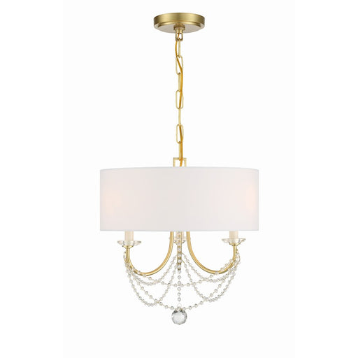 Crystorama Delilah 3 Light Mini Chandelier