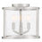 Crystorama Devon 3 Light Ceiling Mount, Polished Nickel