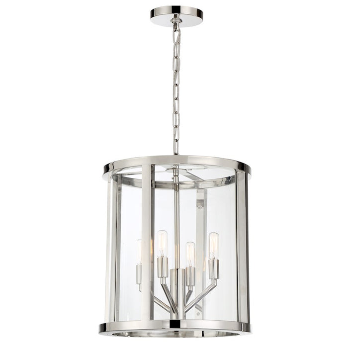 Crystorama Devon Lantern, Polished Nickel
