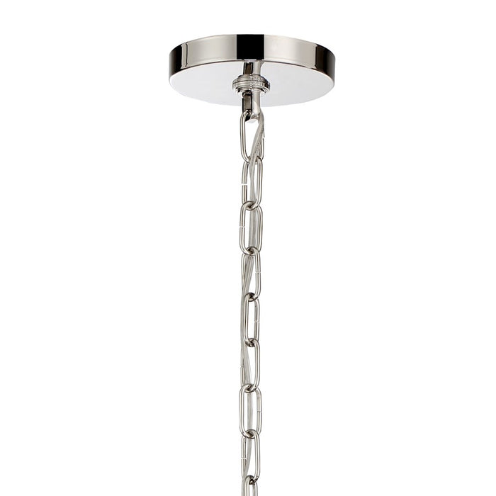 Crystorama Devon Lantern, Polished Nickel