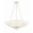 Crystorama Doral 6 Light Chandelier, Matte White