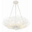 Crystorama Doral 6 Light Chandelier, Matte White
