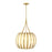 Crystorama Daria 5 Light 20.5" Chandelier, Luxe Gold