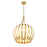 Crystorama Daria 5 Light 20.5" Chandelier, Luxe Gold