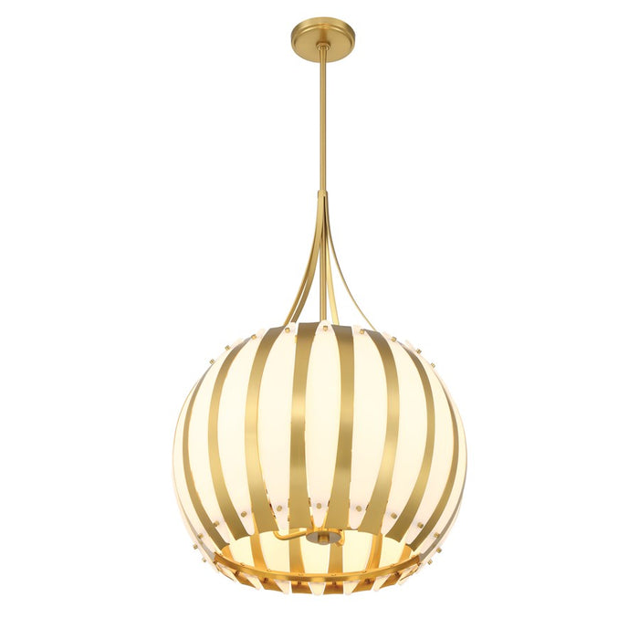 Crystorama Daria 5 Light 20.5" Chandelier, Luxe Gold