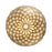 Crystorama Darby 3 Light 16" Semi Flush Mount, Soft Gold/White