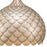 Crystorama Darby 5 Light 21" Pendant, Soft Gold/White