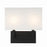 Crystorama Durham 2 Light Sconce, Black Forged
