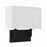 Crystorama Durham 2 Light Sconce, Black Forged