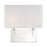 Crystorama Durham 2 Light Polished Nickel Wall Mount