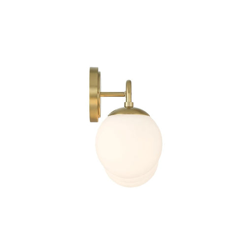 Crystorama Maverick 3 Light Bathroom Vanity, Gold/Frosted
