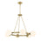 Crystorama Maverick 6 Light Chandelier, Gold/Frosted - ED0161006VG