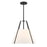 Crystorama Everly 4 Light 20" Pendant, Black/White