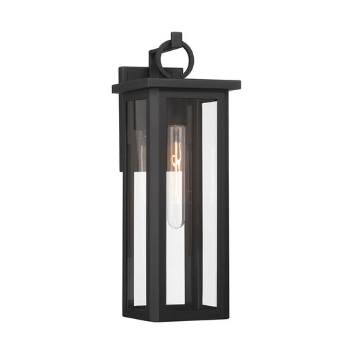 Crystorama Boadie 1 Light 19" Outdoor Sconce, Black