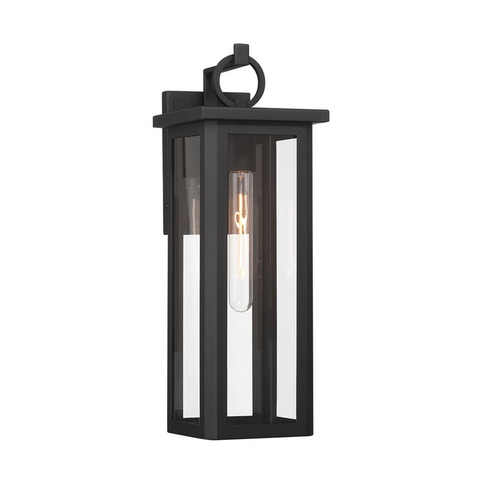 Crystorama Boadie 1 Light 19" Outdoor Sconce, Black - ED0811101MK