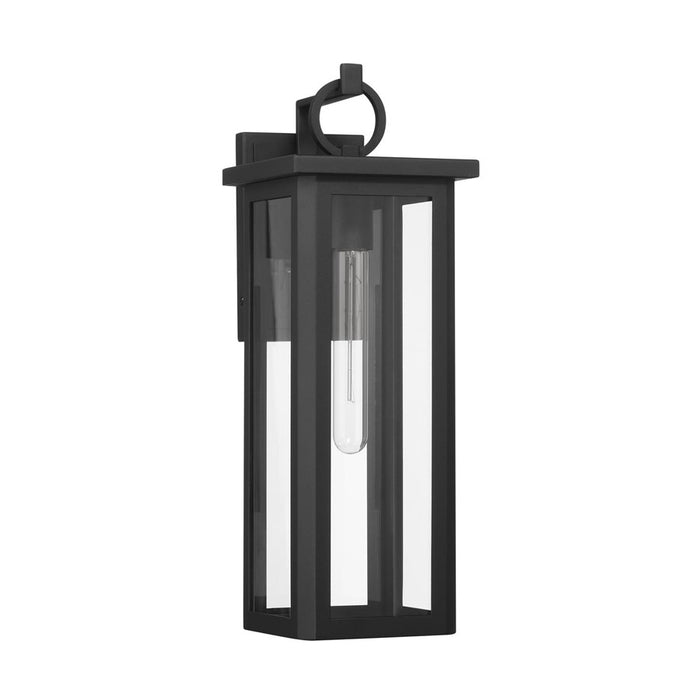 Crystorama Boadie 1 Light 19" Outdoor Sconce, Black