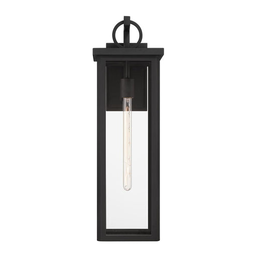 Crystorama Boadie 1 Light 25" Outdoor Sconce, Black