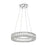 Crystorama Kinsley 1 Light Chandelier, Silver/Chrome/Clear