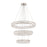 Crystorama Kinsley 1 Light 32" Chandelier, Silver/Chrome/Clear - ED3563201CH