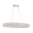 Crystorama Kinsley 1 Light 39" Chandelier, Silver/Chrome/Clear - ED3563901CH