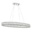 Crystorama Kinsley 1 Light 39" Chandelier, Silver/Chrome/Clear