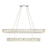 Crystorama Kinsley 1 Light 42" Chandelier, Silver/Chrome/Clear