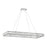 Crystorama Kinsley 1 Light Chandelier, Chrome/Clear