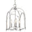 Crystorama Kai 4 Light 17" Pendant, Silver/Chrome - ED444114CH