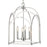 Crystorama Kai 4 Light 14" Pendant, Polished Chrome
