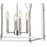 Crystorama Kai 4 Light 14" Pendant, Polished Chrome