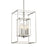 Crystorama Kai 4 Light 16" Pendant, Silver/Chrome - ED884114CH
