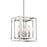 Crystorama Kai 4 Light 10" Pendant, Silver/Chrome - ED884124CH