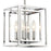 Crystorama Kai 4 Light 10" Pendant, Silver/Chrome