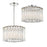 Crystorama Elliot 4 Light Pendant, Polished Nickel