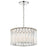 Crystorama Elliot 4 Light Pendant, Polished Nickel