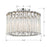 Crystorama Elliot 4 Light Ceiling Mount, Polished Nickel